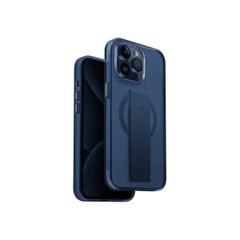 Ốp Lưng Uniq Hybrid Heldro Mag Cho iPhone 15 Pro Max Tích Hợp Dây Móc Tay Và Vòng Sạc Không Dây Mag-Safe