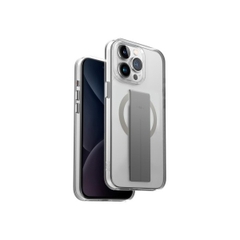 Ốp Lưng Uniq Hybrid Heldro Mag Cho iPhone 15 Pro Max Tích Hợp Dây Móc Tay Và Vòng Sạc Không Dây Mag-Safe