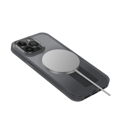 Ốp Lưng Uniq Hybrid Heldro Mag Cho iPhone 15 Pro Max Tích Hợp Dây Móc Tay Và Vòng Sạc Không Dây Mag-Safe