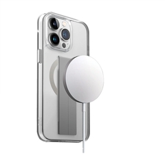 Ốp Lưng Uniq Hybrid Heldro Mag Cho iPhone 15 Pro Max Tích Hợp Dây Móc Tay Và Vòng Sạc Không Dây Mag-Safe