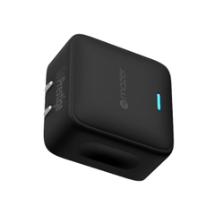 Củ sạc nhanh Mazer GanPrestige 35W US Wall Charger Siêu Nhỏ 02 Cổng USB-C Có Đèn Led Báo Sạc Nhanh