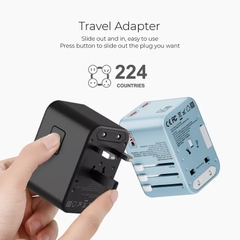 Củ sạc Mazer InfiniteTravel 65W | GaN PD65W World Travel Charger Tương Thích Chuẩn Ổ Cắm 224 Quốc Gia Trong 1 Củ Sạc