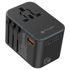 Củ sạc Mazer InfiniteTravel 65W | GaN PD65W World Travel Charger Tương Thích Chuẩn Ổ Cắm 224 Quốc Gia Trong 1 Củ Sạc