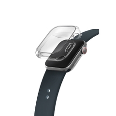 Ốp UNIQ Garde Slim Hybrid Screen Protection Cho Apple Watch 7/8/9 (41mm) bằng PC cảm ứng siêu nhạy độ cứng 4H chống xước