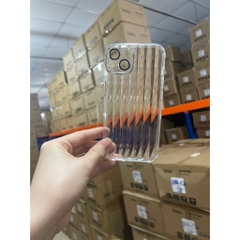 Ốp Lưng Chống Va Đập và Chống Rơi TPU Vân Vali Cho iPhone 14 13 12 11 Pro Max 7 8 Plus SE2 SE3 Che Kín Cụm Camera