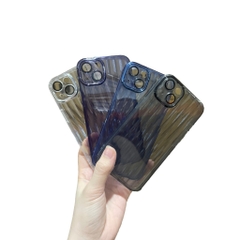 Ốp Lưng Chống Va Đập và Chống Rơi TPU Vân Vali Cho iPhone 14 13 12 11 Pro Max 7 8 Plus SE2 SE3 Che Kín Cụm Camera