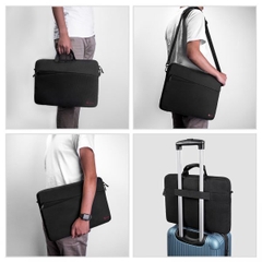 Túi Xách/ Túi Đeo Vai TOMTOC (USA) Messenger Bags Cho Macbook 13”/14” Ultrabook 13″ Chống Sốc Và Có Thêm Ngăn Phụ Kiện