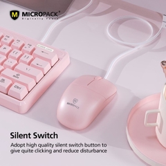 Chuột Có Dây MicroPack COMFY MINI 2 M-105 Hình Dạng Đa Sắc Màu Dễ Dàng Kết Nối Máy Tính Của Bạn Qua Cáp USB