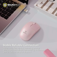 Chuột Không Dây MicroPack SPEEDY MINI 2 MP-712W Có Nhiều Màu Lựa Chọn Độ Phân Giải 1200cpi Phạm Vi Hoạt Động 10m
