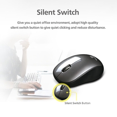 Chuột không dây MicroPack SPEEDY SILENT MP-771W Công Nghệ Giảm Tiếng Ốn Kiểu Dáng Đẹp Tiện Dụng Giảm Mỏi Tay