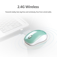 Chuột không dây MicroPack SPEEDY SILENT MP-771W Công Nghệ Giảm Tiếng Ốn Kiểu Dáng Đẹp Tiện Dụng Giảm Mỏi Tay