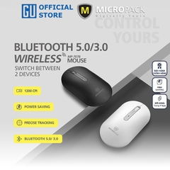 Chuột Không Dây MicroPack INSPIRE 2 MP-707B Bluetooth 5.0 Kiểu Dáng Mỏng Nhẹ HIện Đại Di Chuột Nhạy Chính Xác 1200CPI