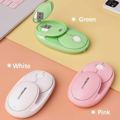 Chuột Không Dây MicroPack SPEED GLASS MP-720C Rechargeable Wireless Mouse 2.4G Bluetooth Dual Mode Tích Hợp Gương Mini