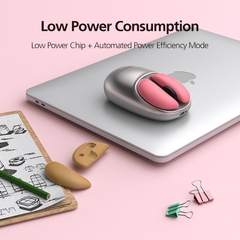 Chuột Không Dây MicroPack Lifestyle Dual Mode 2.4G + Bluetooth Wireless Mouse ML-202W Kèm 2 Phím Đổi Click Trái Phải