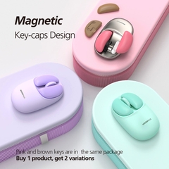 Chuột Không Dây MicroPack Lifestyle Dual Mode 2.4G + Bluetooth Wireless Mouse ML-202W Kèm 2 Phím Đổi Click Trái Phải