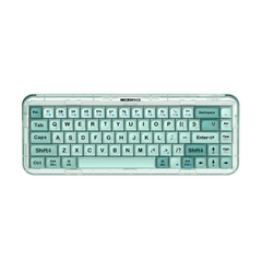 Bàn Phím Cơ Không Dây MicroPack Lifestyle K-168WM 3 Modes Wireless Mechanical Keyboard Vỏ Trong Suốt LED RGB Nhiều Màu