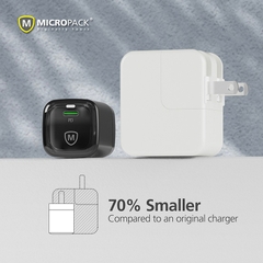 Củ sạc MicroPack POWER SERVER 35 MWC-135 Chip GAN Mạnh Mẽ Nhỏ Gọn Tặng Kèm Phích Tương Thích UK/ US/ EU