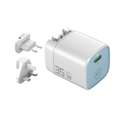 Củ sạc MicroPack POWER SERVER 35 MWC-135 Chip GAN Mạnh Mẽ Nhỏ Gọn Tặng Kèm Phích Tương Thích UK/ US/ EU