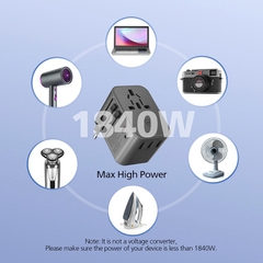 Củ sạc đa năng MicroPack TRAVELLER 35 MTA-535 Có Thể Hoán Đổi Phích Cắm Sử Dụng Được Trên 150 Quốc Gia