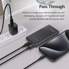 Pin Sạc Dự Phòng MicroPack POWER STORE PB-10S Siêu Mỏng 11.2mm Chuẩn PD Công Suất Tối Đa 22.5W