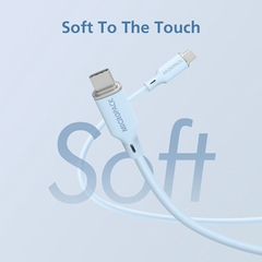 Cáp Sạc MicroPack POWER LINK C1 MC-C60 USB-C to C 60W Soft Silicone 120cm Nhiều Màu Sắc Lựa Chọn