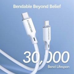 Cáp Sạc MicroPack POWER LINK C1 MC-C60 USB-C to C 60W Soft Silicone 120cm Nhiều Màu Sắc Lựa Chọn