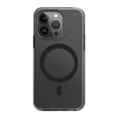 Ốp UNIQ Hybrid Magclick Charging Calio Cho iPhone 15 Pro Max Tích Hợp Vòng Sạc Không Dây Chống Sốc 2,5m