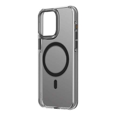 Ốp UNIQ Hybrid Magclick Charging Calio Cho iPhone 15 Pro Max Tích Hợp Vòng Sạc Không Dây Chống Sốc 2,5m