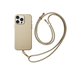 Ốp Lưng UNIQ COEHL MUSE Cho iPhone 16 Pro Max Da Thuần Chay Cao Cấp Sạc Không Dây MagClick Tặng Kèm Dây Đeo