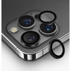 Kính Bảo Vệ Camera UNIQ OPTIX ALUGUARD Cho iPhone 16 Pro/ 16 Pro Max Khung Hợp Kim Nhôm Kính Cường Lực 9H Trong Suốt