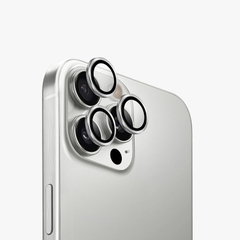 Kính Bảo Vệ Camera UNIQ OPTIX ALUGUARD Cho iPhone 16 Pro/ 16 Pro Max Khung Hợp Kim Nhôm Kính Cường Lực 9H Trong Suốt