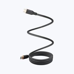 Dây Cáp Sạc MAZER InfiniteLINK COBRA Magnetic 240W Type C to C Thiết Kế Độc Đáo Với Nam Châm Tự Dính Giúp Gấp Gọn Dây