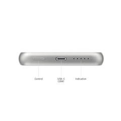 Pin Dự Phòng Không Dây MIPOW MAGLINK SLIM 5000 mAh SPQ02 Sạc Nhanh 20W Thiết Kế Siêu Mỏng Sạc Từ Tính Không Dây