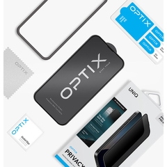 Kính Cường Lực UNIQ OPTIX PRIVACY Cho iPhone 16/ 16 Plus/ 16 Pro/ 16 Pro Max Chống Nhìn Trộm Độ Rõ Nét Được Tối Ưu Hoá