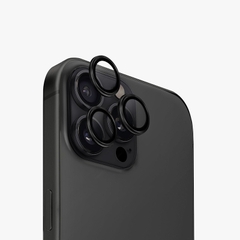 Kính Bảo Vệ Camera UNIQ OPTIX ALUGUARD Cho iPhone 16 Pro/ 16 Pro Max Khung Hợp Kim Nhôm Kính Cường Lực 9H Trong Suốt