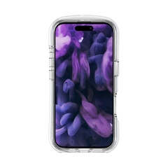 Ốp Lưng LAUT Aero Sparkle Cho iPhone 16 Pro/ 16 Pro Max Có Sạc Không Dây Thiết Kế Trong Suốt Như Pha Lê