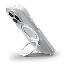 Ốp LAUT Crystal Matter Cho iPhone 16 Series Vòng MagSpin Tích Hợp Sạc Không Dây Xoay 360 Độ Làm Chân Đế