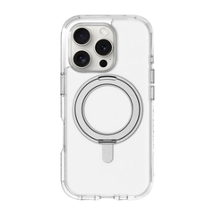 Ốp LAUT Crystal Matter Cho iPhone 16 Series Vòng MagSpin Tích Hợp Sạc Không Dây Xoay 360 Độ Làm Chân Đế