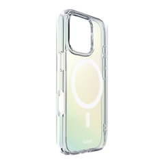 Ốp Lưng LAUT HOLO Cho iPhone 16 Pro/ 16 Pro Max Dải Màu Cực Quang 3 Chiều Tuyệt Đẹp Tương Thích Sạc Không Dây