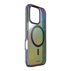Ốp Lưng LAUT HOLO Cho iPhone 16 Pro/ 16 Pro Max Dải Màu Cực Quang 3 Chiều Tuyệt Đẹp Tương Thích Sạc Không Dây