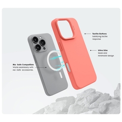 Ốp LAUT HUEX SLIM Cho iPhone 16 Pro Max Có Sạc Không Dây Thiết Kế Mỏng Nhẹ Chống Trượt Được Làm Từ 100% Nhựa Tái Chế