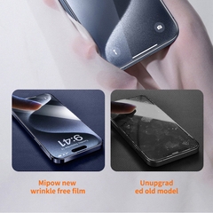 Kính Cường Lực MIPOW KINGBULL 3D Premium Silk Cho iPhone 16 Pro/ 16 Pro Max Viền 3D Bo Đẹp Mắt Cảm Giác Vuốt Mềm Mượt