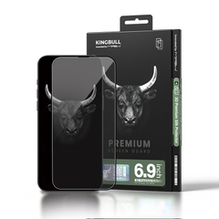 Kính Cường Lực MIPOW KINGBULL 3D Premium Silk Cho iPhone 16 Pro/ 16 Pro Max Viền 3D Bo Đẹp Mắt Cảm Giác Vuốt Mềm Mượt