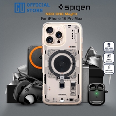 Ốp SPIGEN Ultra Hybrid NEO ONE MagFit Cho iPhone 16 Pro/ 16 Pro Max Mặt Lưng Tái Hiện Chi Tiết Linh Kiện Bên Trong