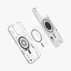 Ốp SPIGEN Ultra Hybrid NEO ONE MagFit Cho iPhone 16 Pro/ 16 Pro Max Mặt Lưng Tái Hiện Chi Tiết Linh Kiện Bên Trong