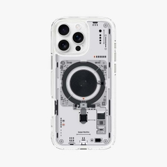 Ốp SPIGEN Ultra Hybrid NEO ONE MagFit Cho iPhone 16 Pro/ 16 Pro Max Mặt Lưng Tái Hiện Chi Tiết Linh Kiện Bên Trong
