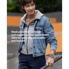 Ốp Cho Apple Watch Ultra UNIQ Valencia (49mm) Bảo Vệ Đồng Hồ Hoàn Hảo 360 Độ