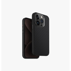Ốp UNIQ KEVA AIR Cho iPhone 16 Pro Max Bằng Sợi Aramid Tặng Kèm Phụ Kiện GripFit Làm Chăn Đế Hoặc Móc Tay Khi Cầm
