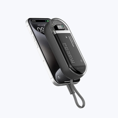 Pin Sạc Dự Phòng Mazer PowerCharge Link 1035 PD35W 10000mAh Có Sẵn 02 Dây Type C Tích Hợp Sạc Nhanh 35W