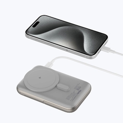 Pin Dự Phòng Không Dây Mazer MagAir17 Sạc Nhanh Qi2 15W 10000mAh Type-C PD35W Tích Hợp Chân Đế Aluminium Có Hiển Thị Pin